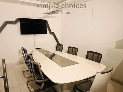 Office for Rent in Business Bay, Dubai - Fitted Office for Rent in Bay Square – Central Bus