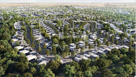 2 Bedroom Townhouse for Sale in Tilal City, Sharjah - Materplan Aerial shot SC. png