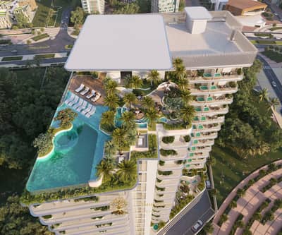 迪拜公寓大楼， 迪拜 单身公寓待售 - Cove Edition 4 by Imtiaz - Exterior 4. jpg