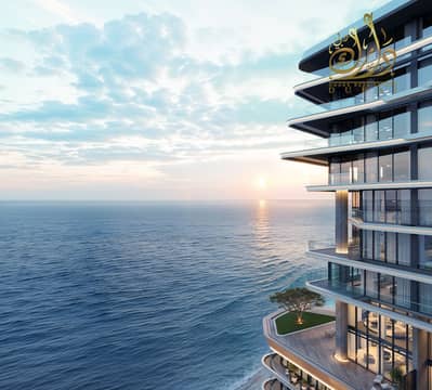 شقة 1 غرفة نوم للبيع في جزيرة المرجان، رأس الخيمة - Costa Mare - Balcony view. jpg