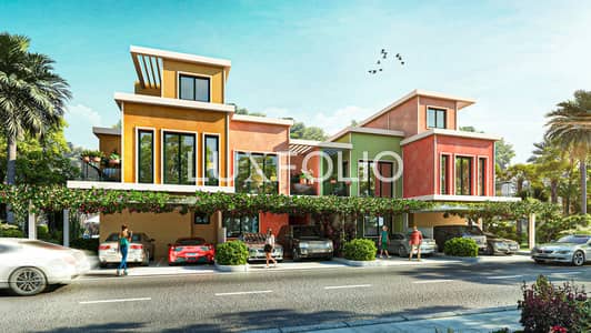 3 Bedroom Townhouse for Sale in DAMAC Lagoons, Dubai - 3BR | PORTOFINO | NO AGENTS