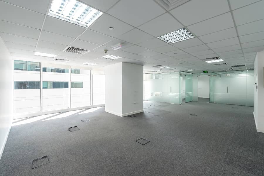No Commission, premium fitted office for rent on Sheikh Zayed Road