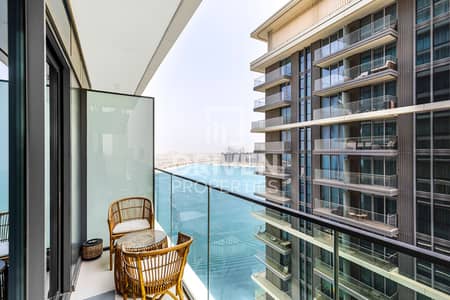 1 Bedroom Apartment for Rent in Dubai Harbour, Dubai - Fully Furnished | Chiller Free | Partial Sea view