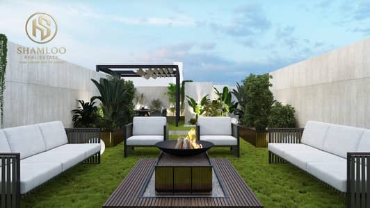 2 Bedroom Apartment for Sale in Jumeirah Village Circle (JVC), Dubai - Sky Suites 2 Bedroom - Type B - Roof View4. jpg