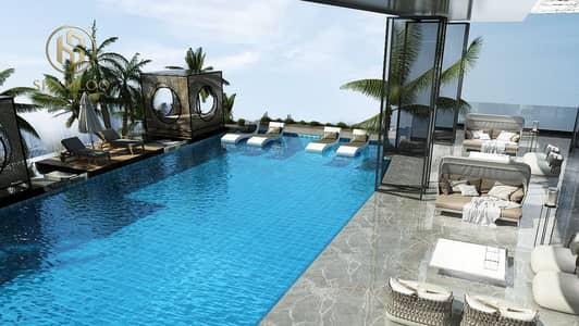 استوديو  للبيع في قرية جميرا الدائرية، دبي - Sky Suites - Pool 1. jpg