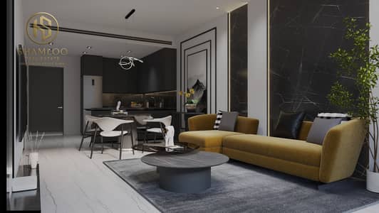 迪拜公寓大楼， 迪拜 1 卧室公寓待售 - living2. jpg