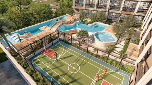 2 Bedroom Apartment for Sale in Jumeirah Village Circle (JVC), Dubai - Podium 1 - 105 Residences by Kamdar . jpg