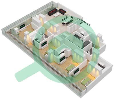 Eden House The Canal - 4 Bedroom Apartment Unit 1 FLOOR 2 Floor plan