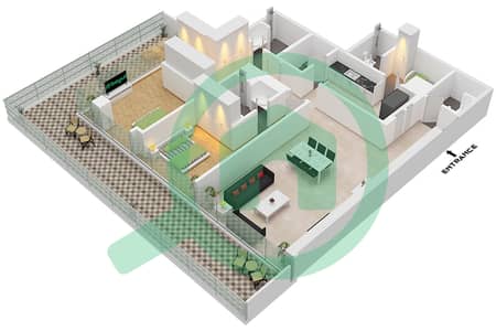 Eden House The Canal - 2 Bedroom Apartment Unit 13 FLOOR 1 Floor plan