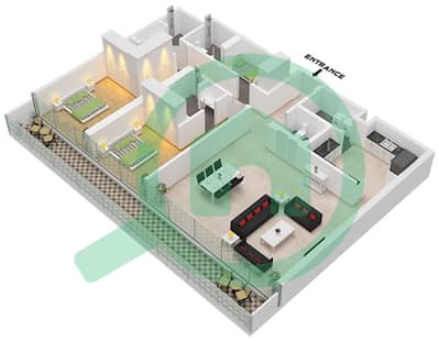 Eden House The Canal - 2 Bedroom Apartment Unit 10 FLOOR 1 Floor plan
