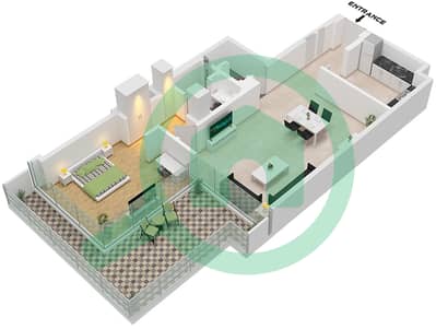 Eden House The Canal - 1 Bedroom Apartment Unit 6 FLOOR 1 Floor plan