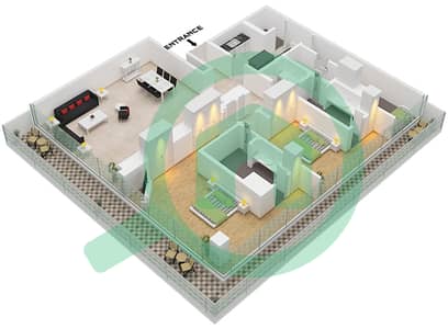 Eden House The Canal - 2 Bedroom Apartment Unit 2 FLOOR 1 Floor plan