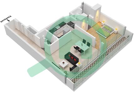 Eden House The Canal - 1 Bedroom Apartment Unit 1 FLOOR 1 Floor plan