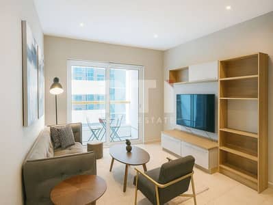 1 Bedroom Flat for Rent in Dubai Marina, Dubai - High Floor | Fully Furnished | Partial Sea View