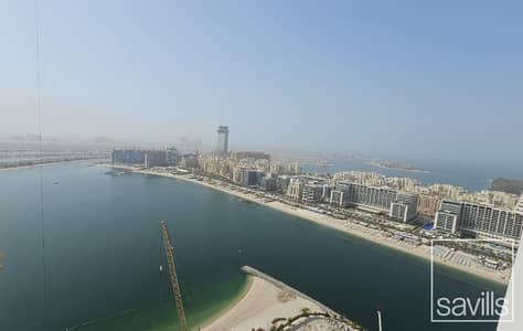 3 Bedroom Flat for Rent in Dubai Harbour, Dubai - Branded Residence | Palm View | High Floor