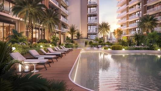 迪拜硅绿洲， 迪拜 3 卧室公寓待售 - The Hillgate - pool deck. jpg