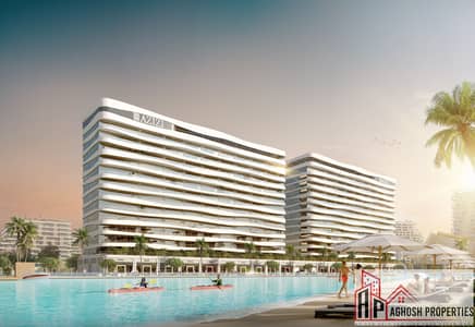 迪拜南部街区， 迪拜 1 卧室公寓待售 - Dubai South_Azizi Venice_A 003_Beach View Day_03. jpg