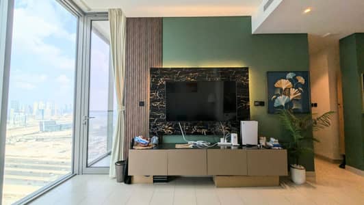 1 Bedroom Apartment for Sale in Sobha Hartland, Dubai - Burj View | Furnished | High Floor | +6% ROI