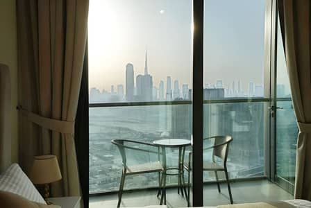 1 Bedroom Apartment for Sale in Sobha Hartland, Dubai - 1bed+Study | High Floor | Burj View
