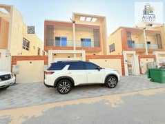 Villa for rent in Al Saada Al Yasmeen area, Ajman, five master bedrooms with their own cupboards, a master living room, and a master hall