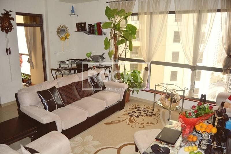 Furnished 2 Bed with Marina View in JBR