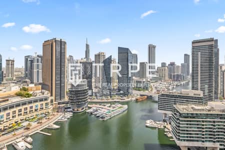 1 Bedroom Flat for Rent in Dubai Marina, Dubai - Marina View | Vacant | Near Beach and Tram