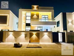 For sale, a villa - two floors and a large courtyard - close to Sheikh Mohammed bin Zayed Road - freehold for all nationalities for life