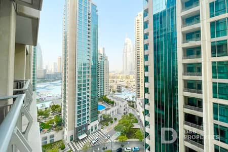 1 Bedroom Apartment for Rent in Downtown Dubai, Dubai - Fountain View | Unfurnished | Prime Location