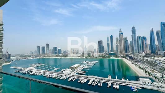 2 Bedroom Flat for Rent in Dubai Harbour, Dubai - Upgraded 2BR | Seafront | Marina View | High Floor