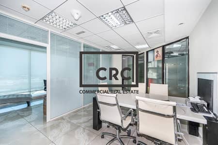 Office for Rent in Al Sufouh, Dubai - Fitted and Partitioned | Chiller Free | SZR