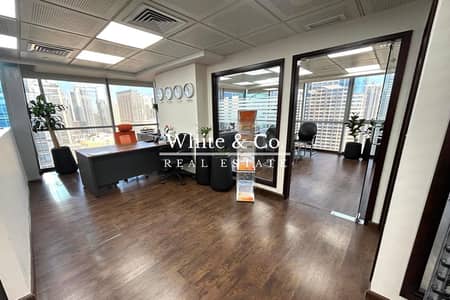 Office for Rent in Jumeirah Lake Towers (JLT), Dubai - Furnished | Partitioned | Close Metro