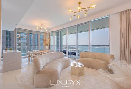 3 Bedroom Apartment for Sale in Dubai Harbour, Dubai - Exclusive | Fully Furnished | Sunset View
