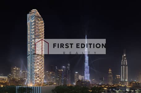 迪拜市中心， 迪拜 2 卧室公寓待售 - WRD_Aerial_Full Building_Night. jpg