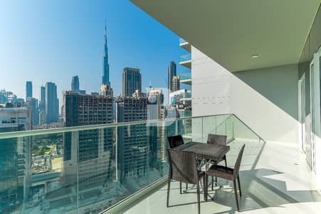 2 Bedroom Apartment for Rent in Business Bay, Dubai - Burj Khalifa View | Furnished | Ready to Move in