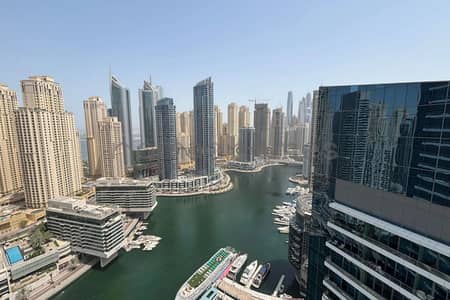 2 Bedroom Flat for Rent in Dubai Marina, Dubai - FULL MARINA VIEW | LARGE CORNER LAYOUT | VOT