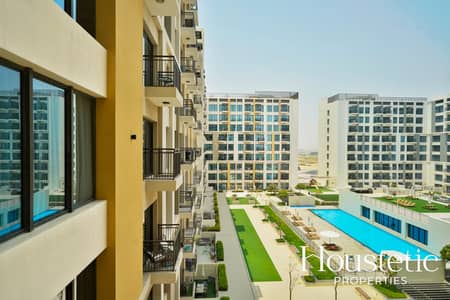 Studio for Rent in Town Square, Dubai - Pool View | Unfurnished | Vacant