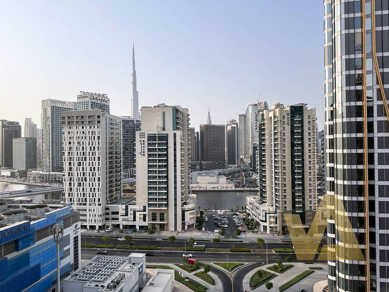 High Floor | Canal l Burj View | Upgraded l Vacant - Image 16