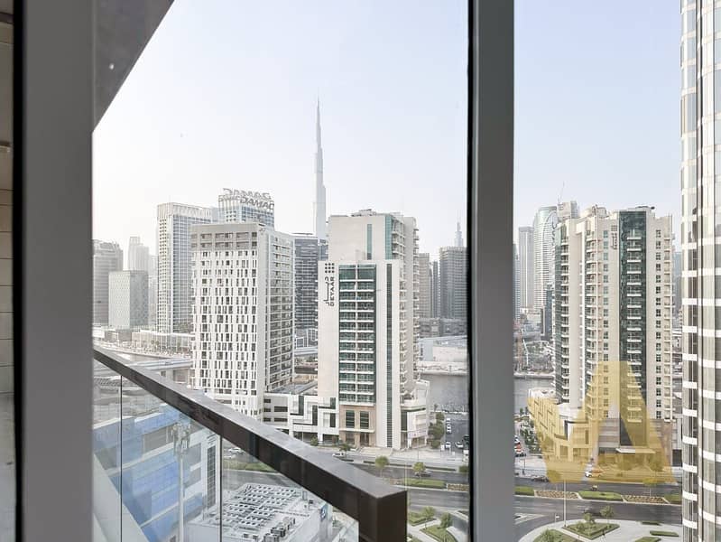 High Floor | Canal l Burj View | Upgraded l Vacant - Image 19