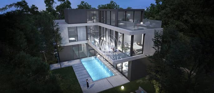 5 Cпальни Вилла Продажа в Тилал Сити, Шарджа - V5B_Backside_night. jpg