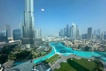 2 Bedroom Flat for Rent in Downtown Dubai, Dubai - Ready to Move | High Floor | Unfurnished