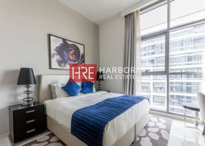 Studio for Rent in DAMAC Hills, Dubai - Fully Furnished | No Balcony | Pool View