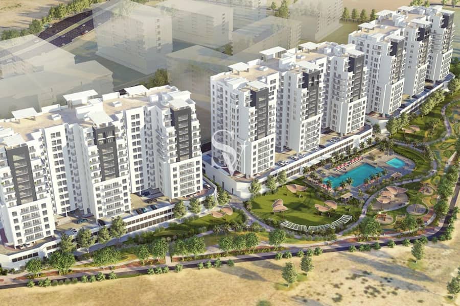 位于瓦斯尔门户住宅区，South Garden，South Garden B 2 卧室的公寓 1641000 AED - 12500135