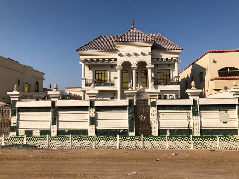 Villa for rent in Ajman Al Mowaihat Central air conditioning without furniture