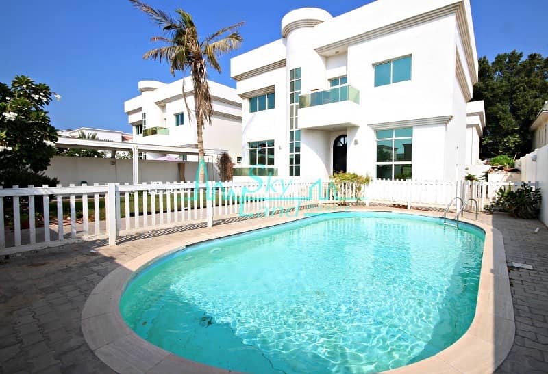 LOVELY 4BR+MAIDS INDEPENDENT VILLA WITH POOL AND GARDEN IN UMM SUQEIM