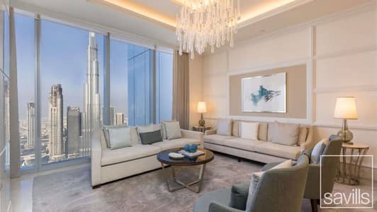 4 Bedroom Flat for Rent in Downtown Dubai, Dubai - Rare / Burj Khalifa View / Largest Layout