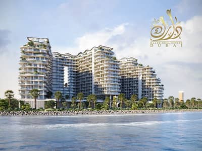 2 Bedroom Apartment for Sale in Al Marjan Island, Ras Al Khaimah - Waterfront Daytime View. jpg