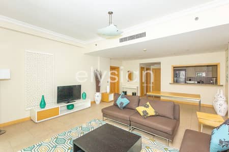2 Bedroom Apartment for Rent in Palm Jumeirah, Dubai - Fully Furnished | Beach Access Inc | Sea View