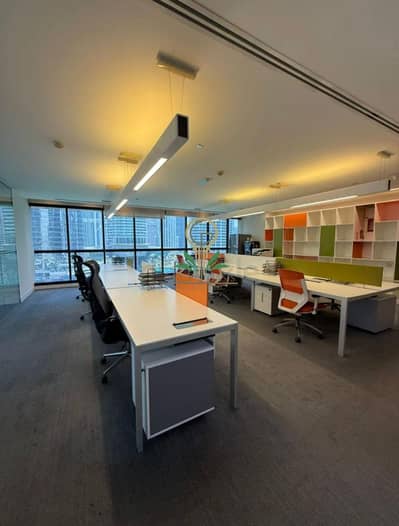 Office for Rent in Jumeirah Lake Towers (JLT), Dubai - Furnished | Grade A Building | Lake View