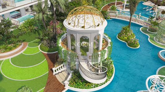 迪拜科学园， 迪拜 2 卧室公寓待售 - Belle Rive Wellness Garden - Aerial View. jpg