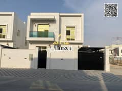 A great opportunity for freehold ownership_ For sale in Ajman and freehold for all nationalities, a luxurious villa in Al Yasmeen, two floors, negotia